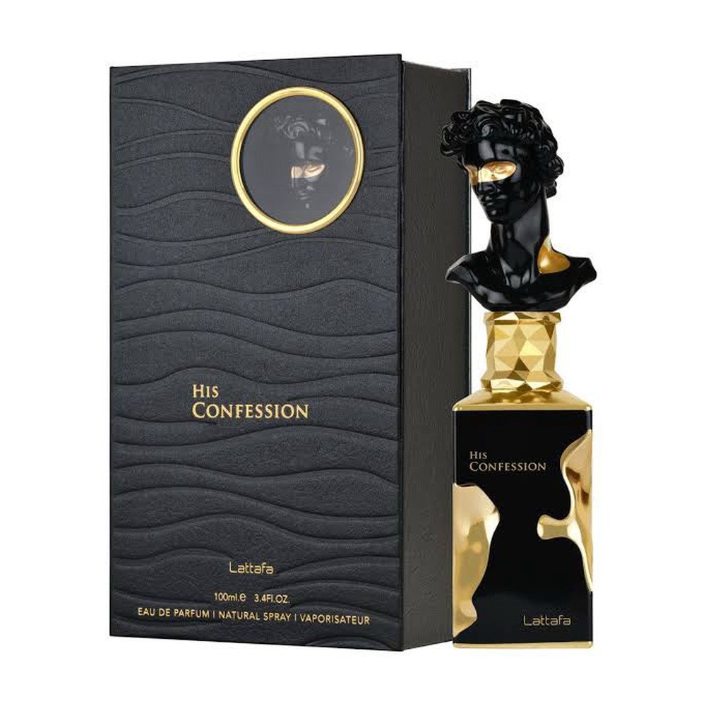 His Confession da Lattafa, perfume masculino de 100ml