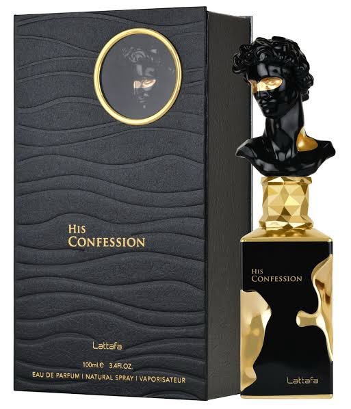 His Confession da Lattafa, perfume masculino de 100ml